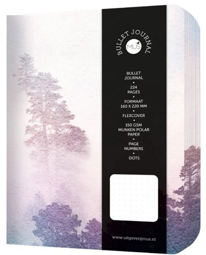MUS Creatief bullet journal Cloudforest cuaderno tapa dura 224 páginas