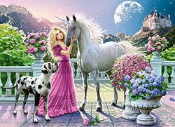 Castorland puzzle unicornio fantasía - 300 piezas cartón niños