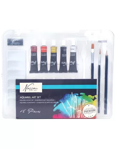 Nassau Nassau Aquarel Startset 18-delig