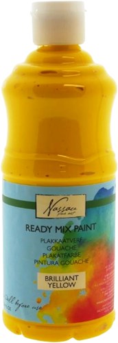 Nassau témpera lista para usar gouache 500 ml rosa pintura