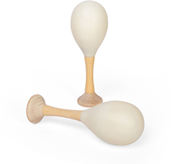BigJigs instrumento musical de madera maraca juguete natural