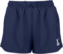 Gilbert pantalones cortos de entrenamiento mujer pantalón deportivo azul oscuro poliéster