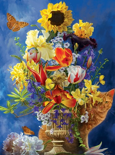 SunsOut puzzle Nene Thomas - Garden of Gold - 1000 piezas rompecabezas