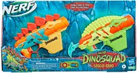 Hasbro Nerf blaster Dinosquad Stego Duo Pack dardos de espuma
