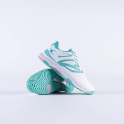 Gilbert zapatillas deportivas netball blanco aqua talla 43-44 adultos