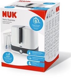 Nuk esterilizador eléctrico de vapor Vario Express limpiador de biberones