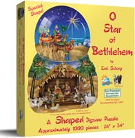 SunsOut rompecabezas estrella de Belén - 1000 piezas puzzle Navidad-2