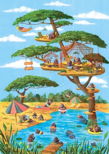Magnolia puzzle 1000 piezas - rompecabezas relajante para adultos