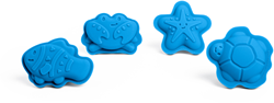 Bigjigs Moldes de Arena Azul Océano
