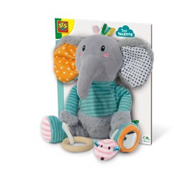 Ses juguete sensorial Olfi elefante peluche para bebés y niños pequeños