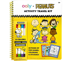 Ooly Ooly - OOLY x Peanuts: Snoopy Activity  Travel Kit with Double Ended Markers