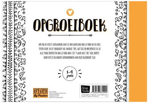 Image Books libro de crecimiento bebé naranja álbum recuerdos Pauline-3