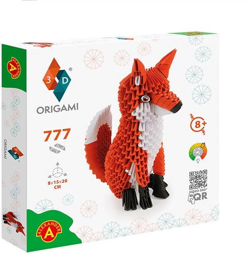 Alexander Toys kit de origami 3D Zorro - 777 piezas de cartón