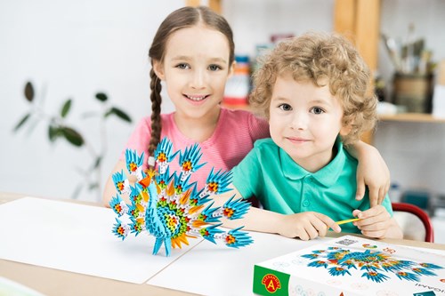 Alexander Toys Origami 3D set creativo pavo real 549 piezas juguete creativo-2