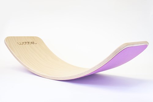 Wobbel Original transparent lacquer felt powdery pink
