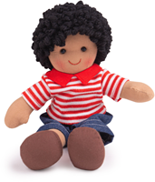 BigJigs muñeca de tela Otis - muñeco suave bebé 25 cm abrazable-2