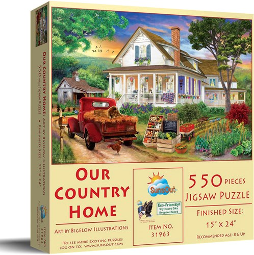 SunsOut puzzle vida en el campo - 550 piezas-2