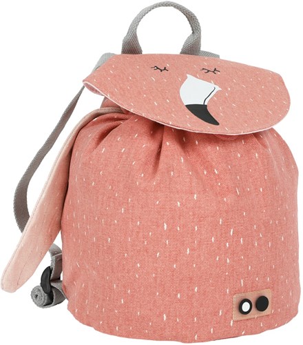 Trixie mochila MINI - bolsa escolar impermeable Mrs. Flamingo rosa-3