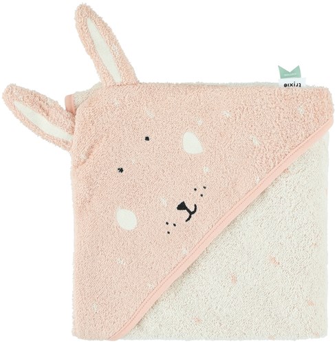 Trixie capa de baño algodón orgánico 75x75cm Mrs. Rabbit toalla bebé