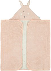Trixie capa de baño algodón orgánico 70x130cm Mrs. Rabbit rosa