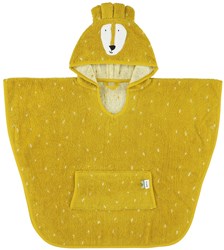 Trixie poncho capa de baño infantil algodón orgánico Mr. Lion amarillo