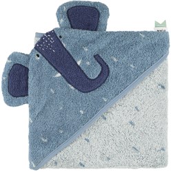 Trixie capa de baño algodón orgánico 75x75cm Mrs. Elephant toalla bebé
