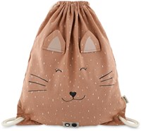 Trixie bolsa de deporte - mochila saco para niños Mrs. Cat - repelente al agua - rosa