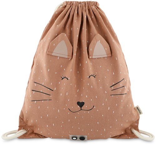 Trixie bolsa de deporte - mochila saco para niños Mrs. Cat - repelente al agua - rosa
