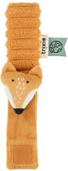 Trixie sonajero de muñeca para bebé Mr. Fox - juguete suave naranja