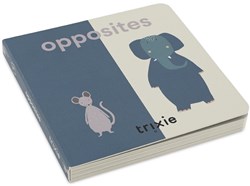 Trixie libro opuestos - libro educativo de cartón para niños pequeños