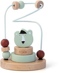 Trixie laberinto de cuentas de madera - juguete educativo Mr. Polar Bear verde