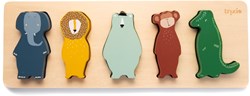 Trixie puzzle de formas de madera - juguete educativo para bebés y niños pequeños