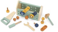 Trixie caja de herramientas de madera juguete para niños - madera duradera