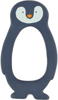 Trixie juguete de agarre caucho natural mordedor bebé Mr. Penguin azul