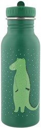 Trixie botella de agua infantil 500ml - botella acero inoxidable Mr. Crocodile verde cocodrilo