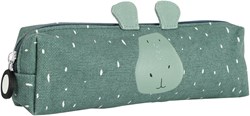 Trixie estuche largo - Mr. Hippo - estuche verde para niños