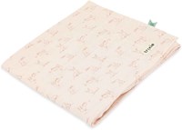 Trixie muselina textil para bebé 110x110cm Rosy Rabbit algodón rosa