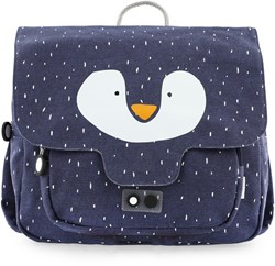 Trixie maleta escolar mochila Mr. Penguin - repelente al agua - azul