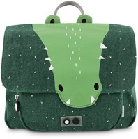Trixie mochila escolar Mr. Crocodile - bolsa infantil verde repelente al agua