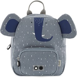Trixie mochila azul - bolsa escolar pequeña Mrs. Elephant repelente al agua