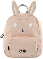 Trixie mochila escolar pequeña Mrs. Rabbit repelente al agua rosa