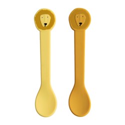 Trixie cucharas de silicona Mr. Lion - 2-pack vajilla infantil alimentaria