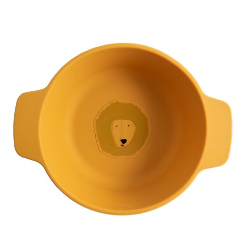 Trixie bol de silicona para niños - Mr. Lion - amarillo - vajilla segura