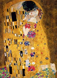 Eurographics puzzle El Beso detalle 1000 piezas Gustav Klimt