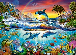 Castorland puzzle Paradise Cove - 300 piezas cartón niños