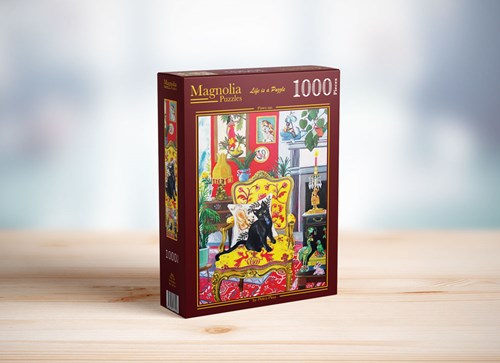 Magnolia puzzle - 1000 piezas - Paws on rompecabezas para adultos-2