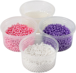Creativ Company Pearl Clay arcilla modeladora rosa lila blanca 3x25g set creativo