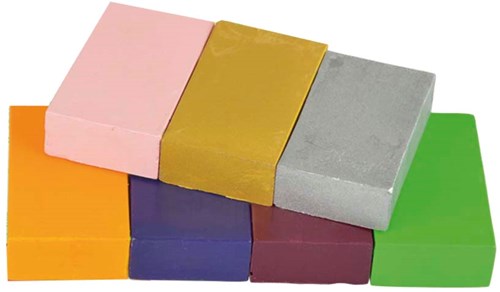 Pebaro set de bloques de cera creativos para dibujo encaústico - 7 colores