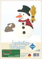 Pebaro set de construcción de madera muñeco de nieve - kit creativo para niños y adultos