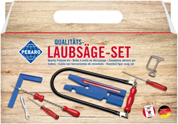 Pebaro Pebaro Houten Figuurzaag Set Koffer 15-delig